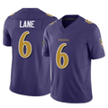 Newshops B.Ravens #6 Ja'Kobi Lane Purple Vapor F.U.S.E. Limited Stitched American Football Jerseys Size