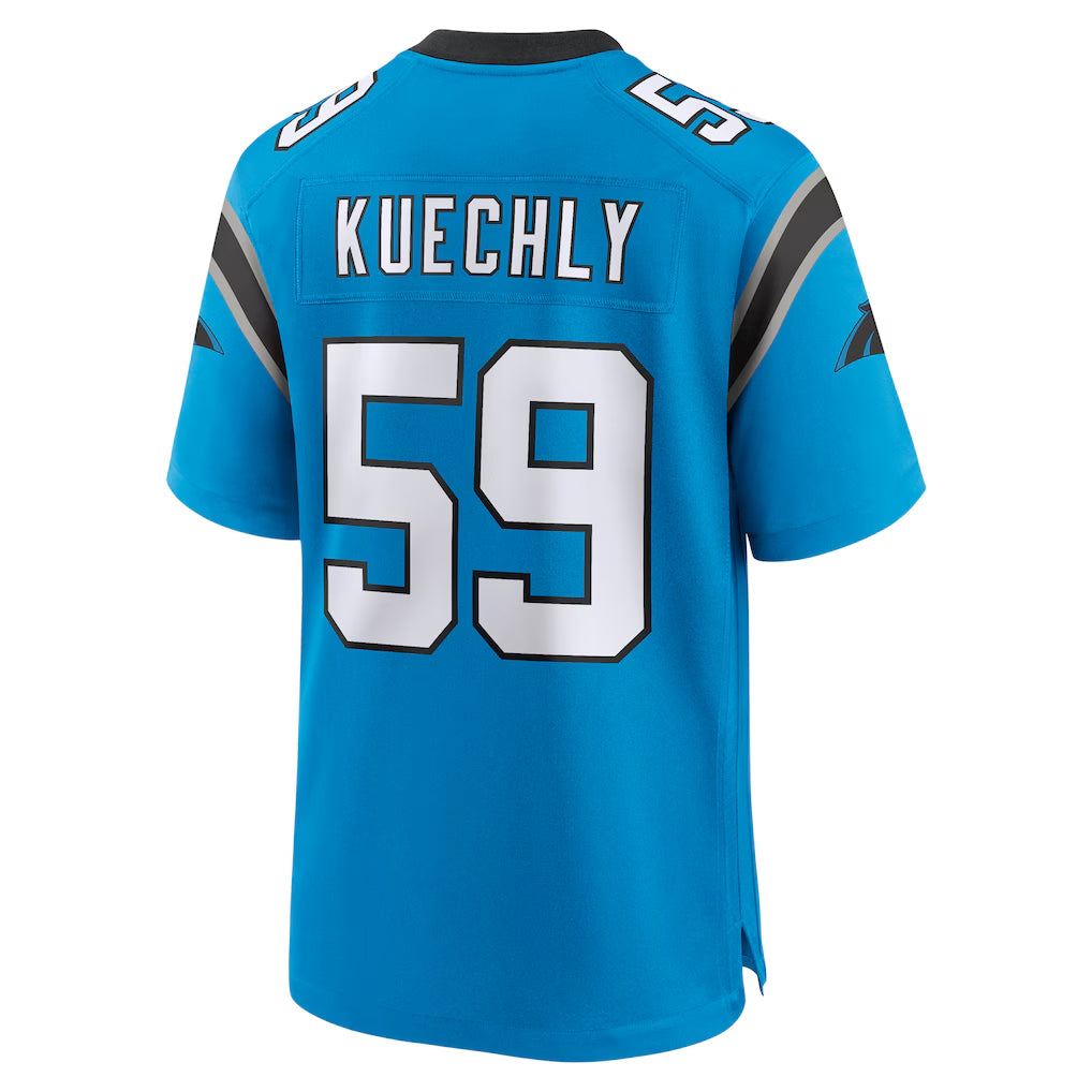 Newshops C.Panthers #59 Luke Kuechly Player Blue Home Game Stitched Jerseys
