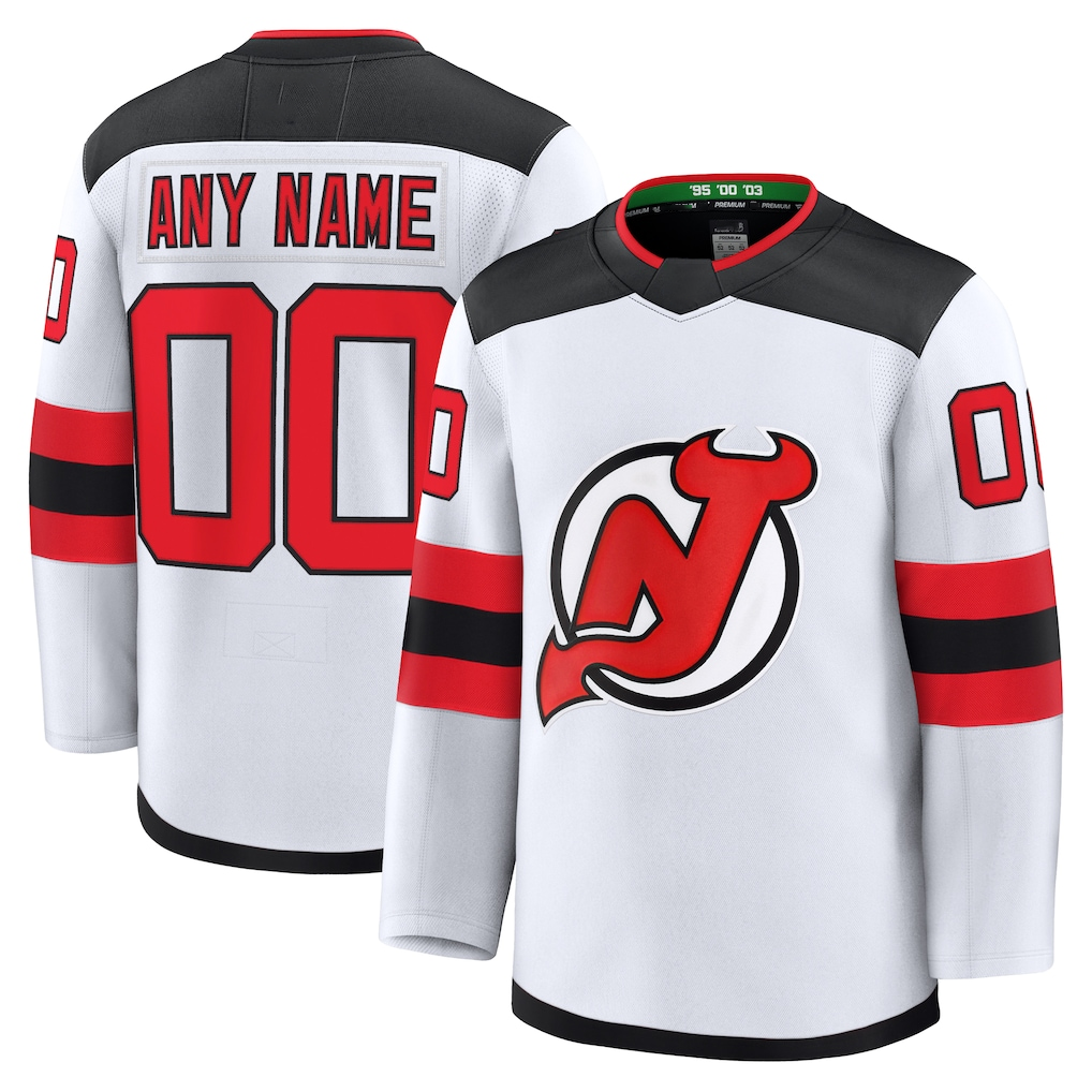 Newshops Cheap NJ.Devils White Away Premium Jerseys
