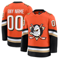 Newshops Custom A.Ducks Orange Home Authentic Pro Jerseys