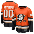 Newshops Custom A.Ducks Orange Home Breakaway Jerseys