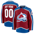 Newshops Custom C.Avalanche Burgundy Home Premium Jerseys