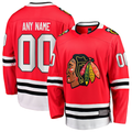 Newshops Custom C.Blackhawks Red Home Breakaway Jerseys