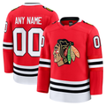 Newshops Custom C.Blackhawks Red Home Premium Jerseys