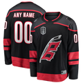 Newshops Custom C.Hurricanes Black 2026 Stanley Cup Champions Home Breakaway Custom Stitched Jerseys