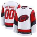 Newshops Custom C.Hurricanes White Away Premium Stitched Jerseys