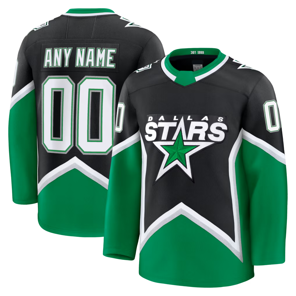 Newshops Custom D.Stars Black Alternate Premium Jerseys