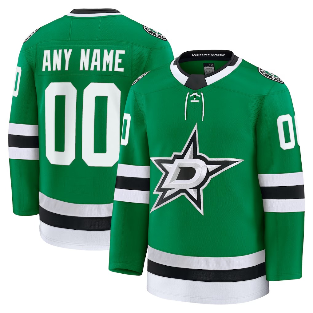 Newshops Custom D.Stars Kelly Green Home Premium Jerseys