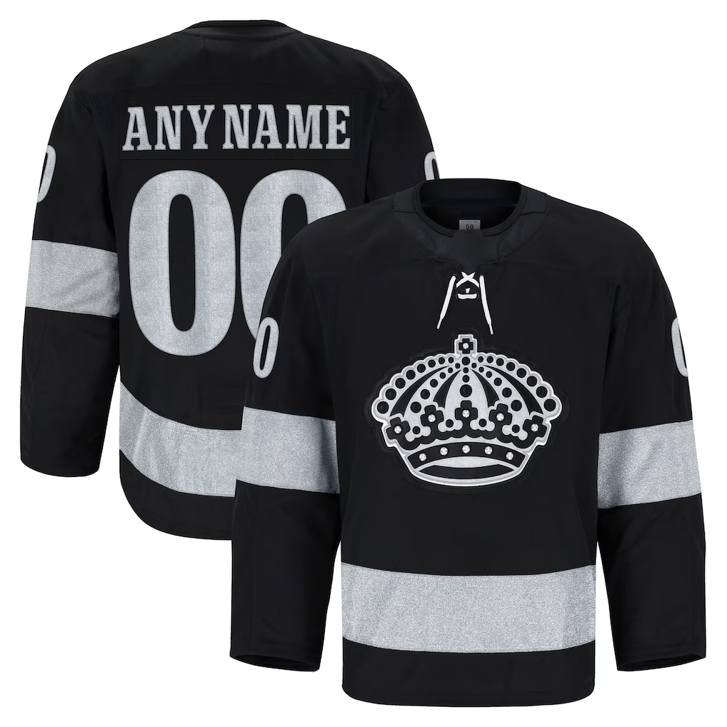 Newshops Custom LA.Kings Black Alternate Authentic Pro Jerseys
