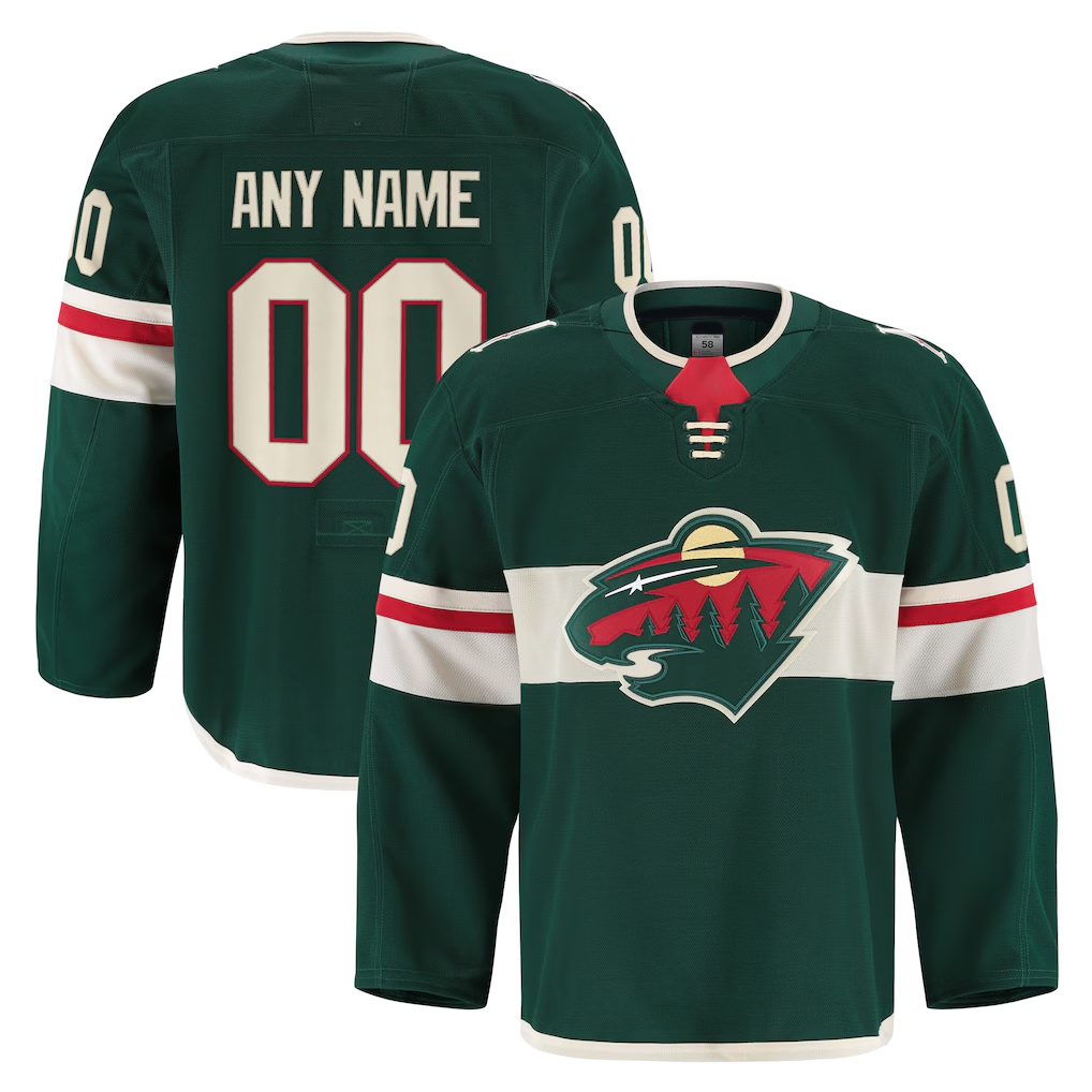 Newshops Custom M.Wild Green Home Authentic Pro Jerseys