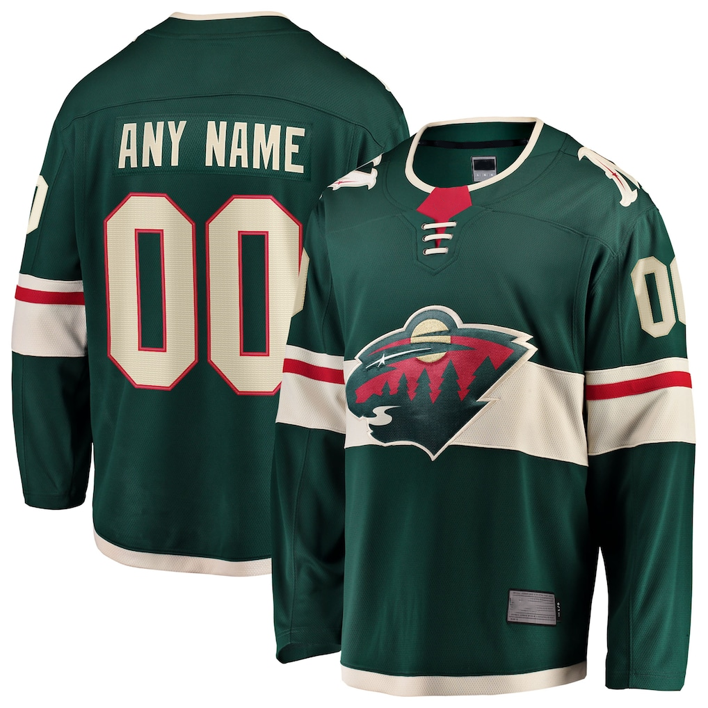 Newshops Custom M.Wild Green Home Breakaway Jerseys