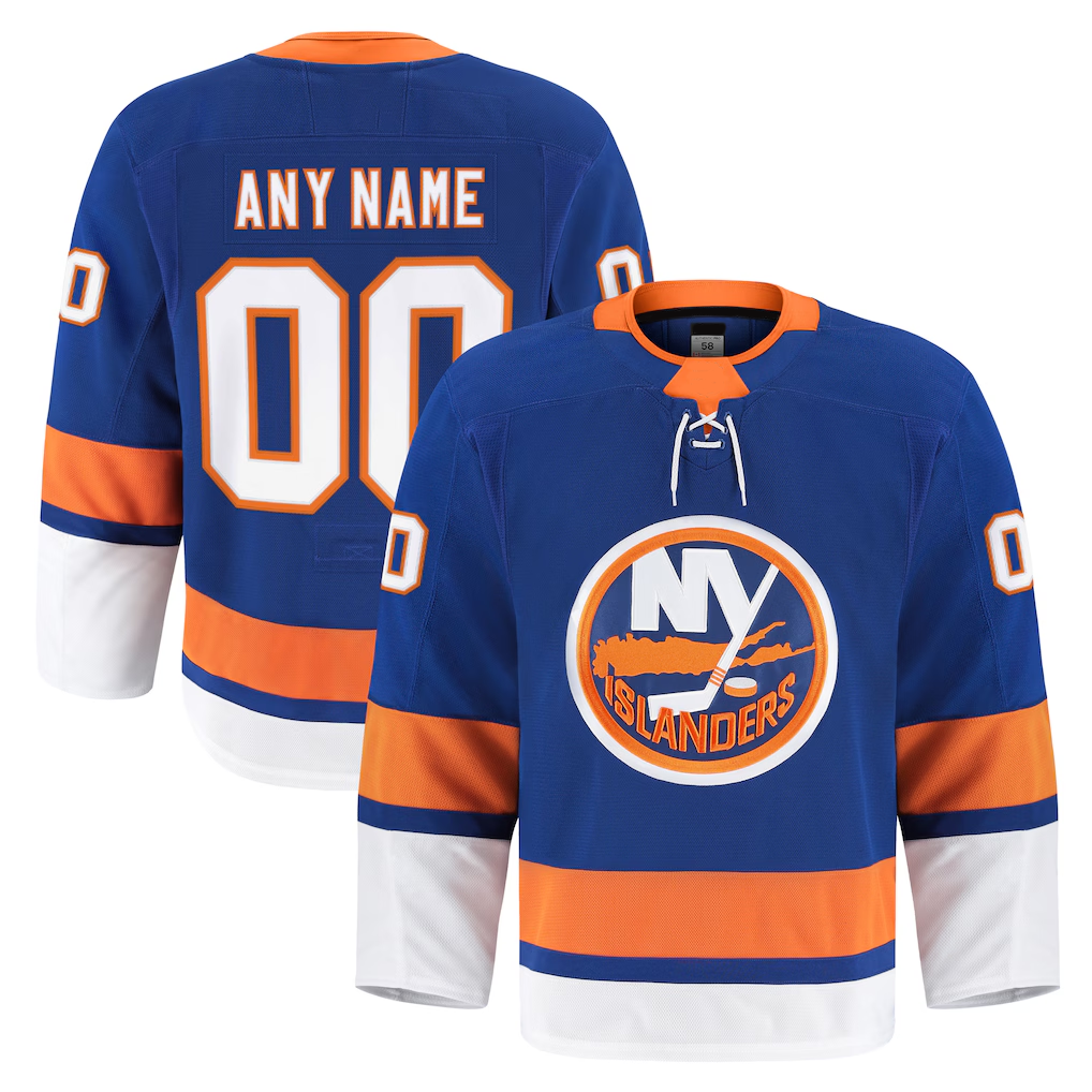 Newshops Custom NY.Islanders Royal Home Authentic Pro Jerseys