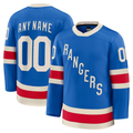 Newshops Custom NY.Rangers Blue Centennial Premium Jerseys