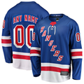 Newshops Custom NY.Rangers Blue Home Breakaway Jerseys