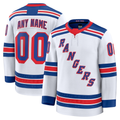 Newshops Custom NY.Rangers White Away Premium Jerseys