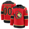 Newshops Custom O.Senators Red Alternate Premium Jerseys