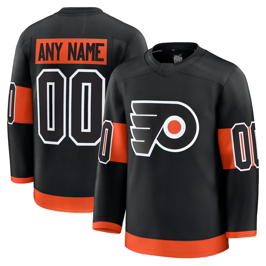 Newshops Custom P.Flyers Black Alternate Premium Jerseys