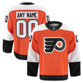 Newshops Custom P.Flyers Orange Home Authentic Pro Jerseys