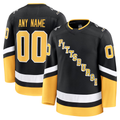 Newshops Custom P.Penguins Black Alternate Premium Jerseys