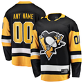 Newshops Custom P.Penguins Black Home Breakaway Jerseys