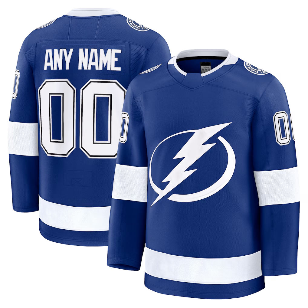 Newshops Custom TB.Lightning Blue Home Premium Jerseys