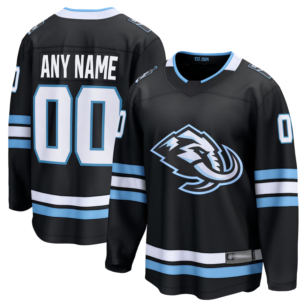 Newshops Custom U.Mammoth Black Home Breakaway Jerseys