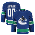 Newshops Custom V.Canucks Blue Home Authentic Pro Jerseys