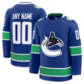 Newshops Custom V.Canucks Blue Home Premium Jerseys