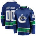 Newshops Custom V.Canucks Blue Home Team Breakaway Jerseys
