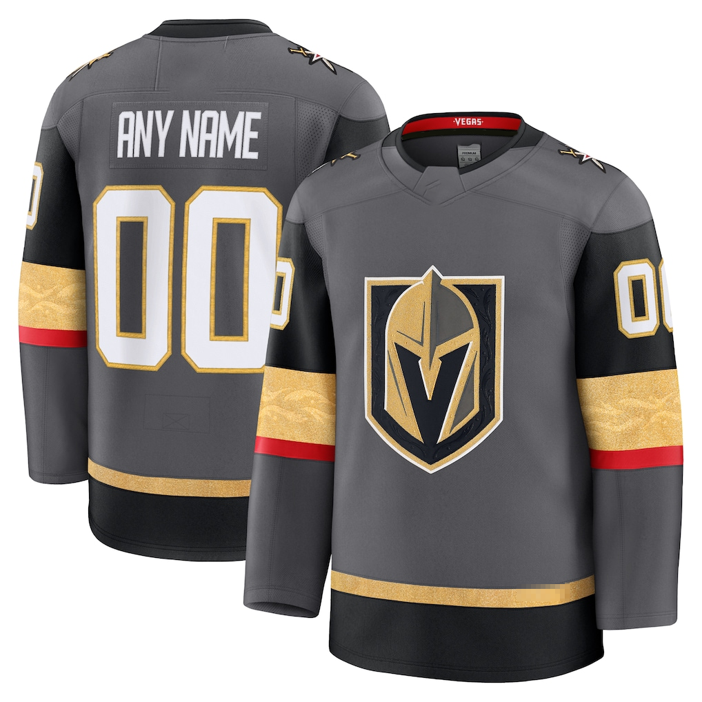 Newshops Custom VG.Knights Gray Alternate Premium Jerseys
