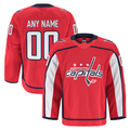 Newshops Custom W.Capitals Red Home Authentic Pro Jerseys