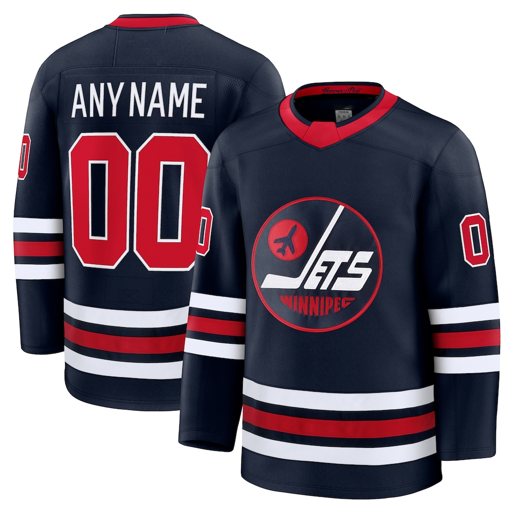 Newshops Custom W.Jets Navy Alternate Premium Jerseys