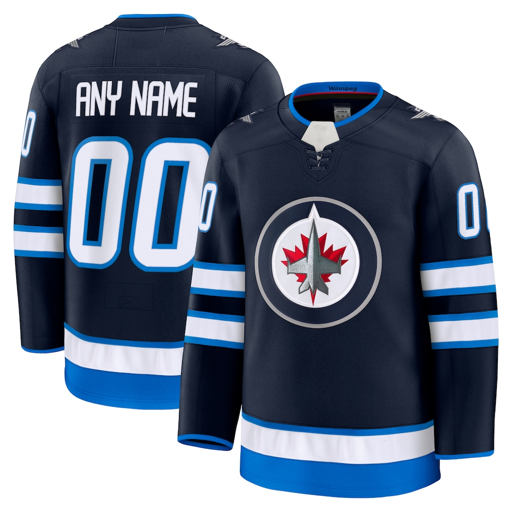 Newshops Custom W.Jets Navy Home Premium Jerseys