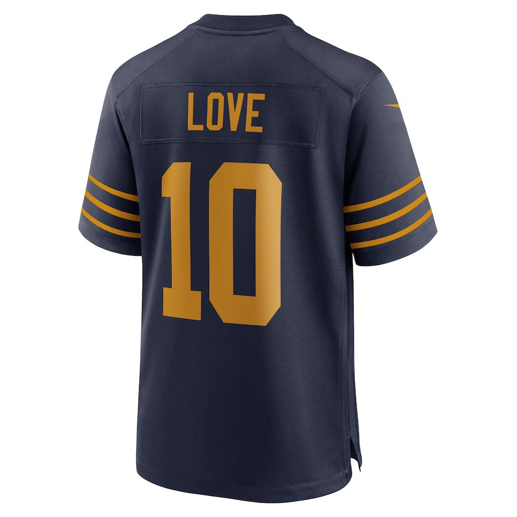 Newshop GB.Packers #10 Jordan Love Navy The 1923 Classic Game Jersey