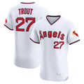 newshops LA.Angels #27 Mike Trout Player White T-shirt Home Limited Elite Stitched Jerseys