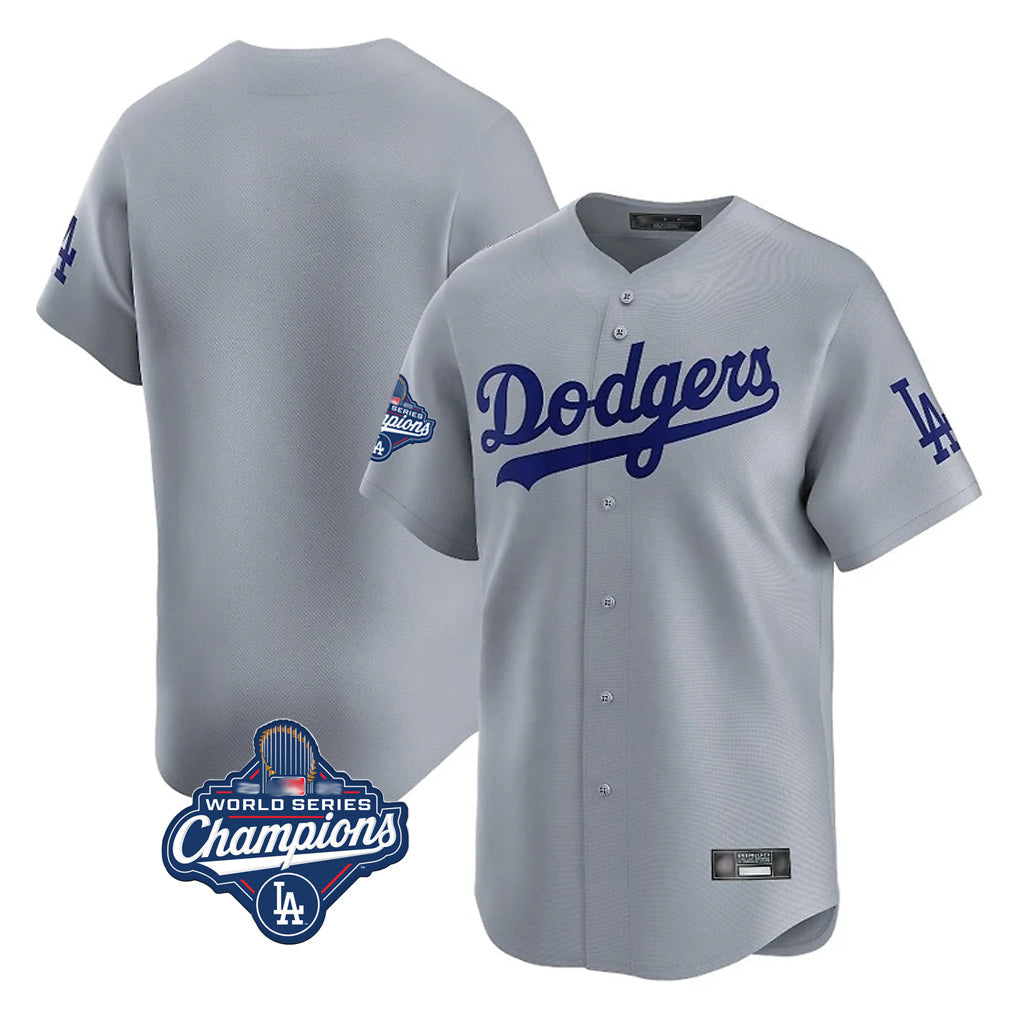 newshops LA.Dodgers Blank Player Gray Limited Home World Series Meet Stitched Jerseys