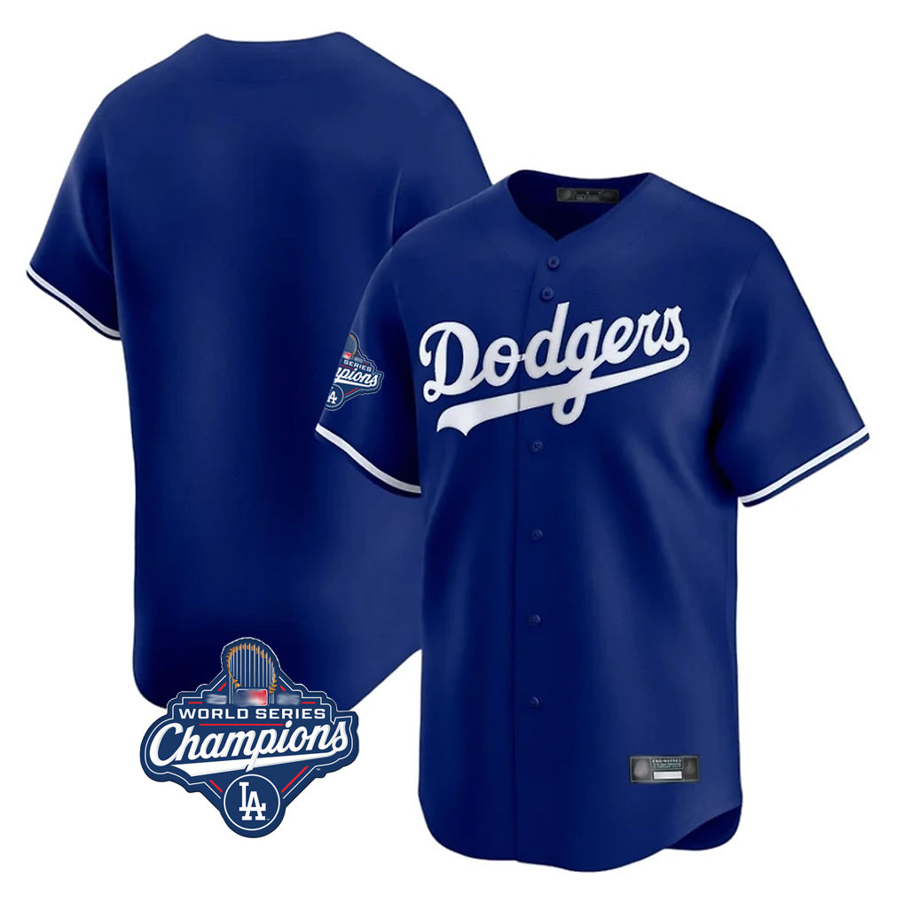 newshops LA.Dodgers Blank Player Royal Limited Home World Series Meet Stitched Jerseys