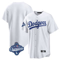 newshops LA.Dodgers Blank Player White Game Home World Series Meet Stitched Jerseys