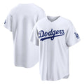 newshops LA.Dodgers Blank Player White Home Game Stitched Jerseys