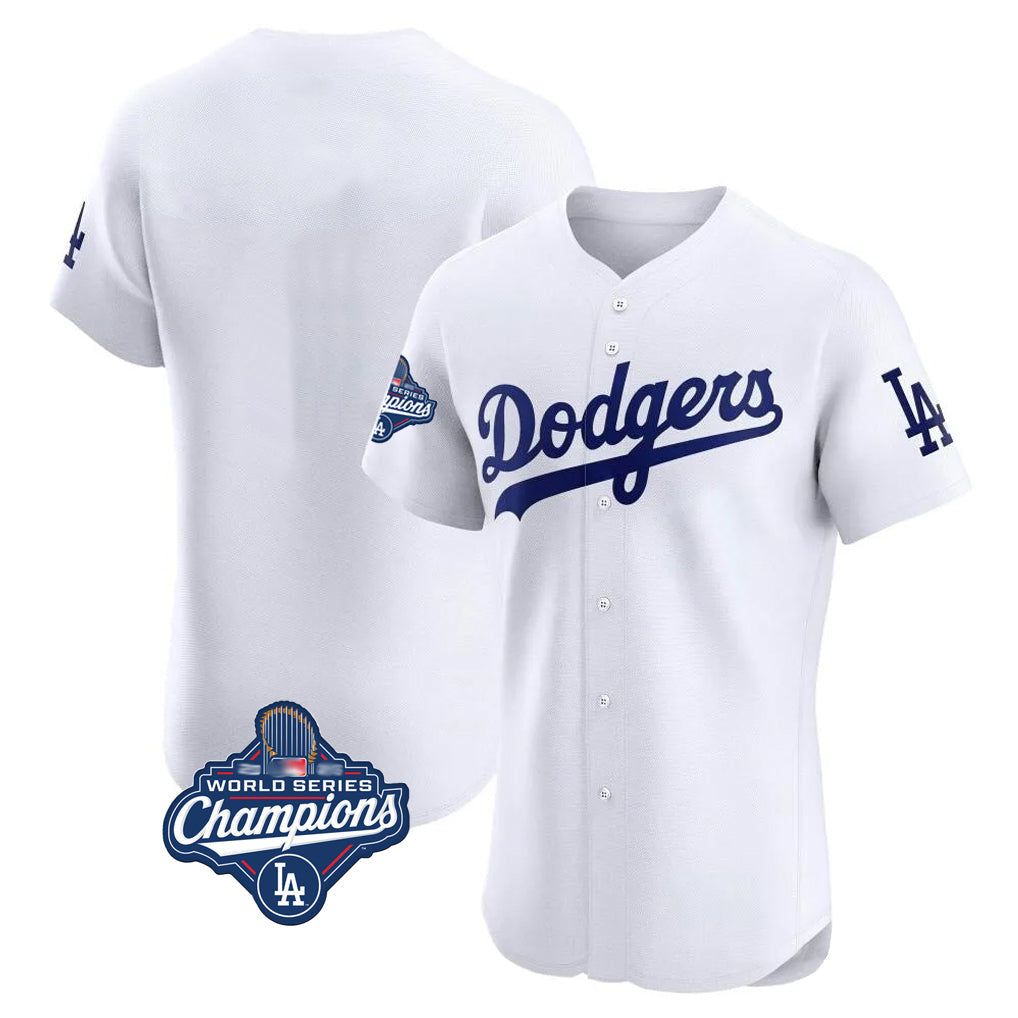 newshops LA.Dodgers Blank Player White Limited Elite Home World Series Meet Stitched Jerseys