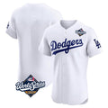 newshops LA.Dodgers Blank Player White Limited Elite Home World Series Stitched Jerseys