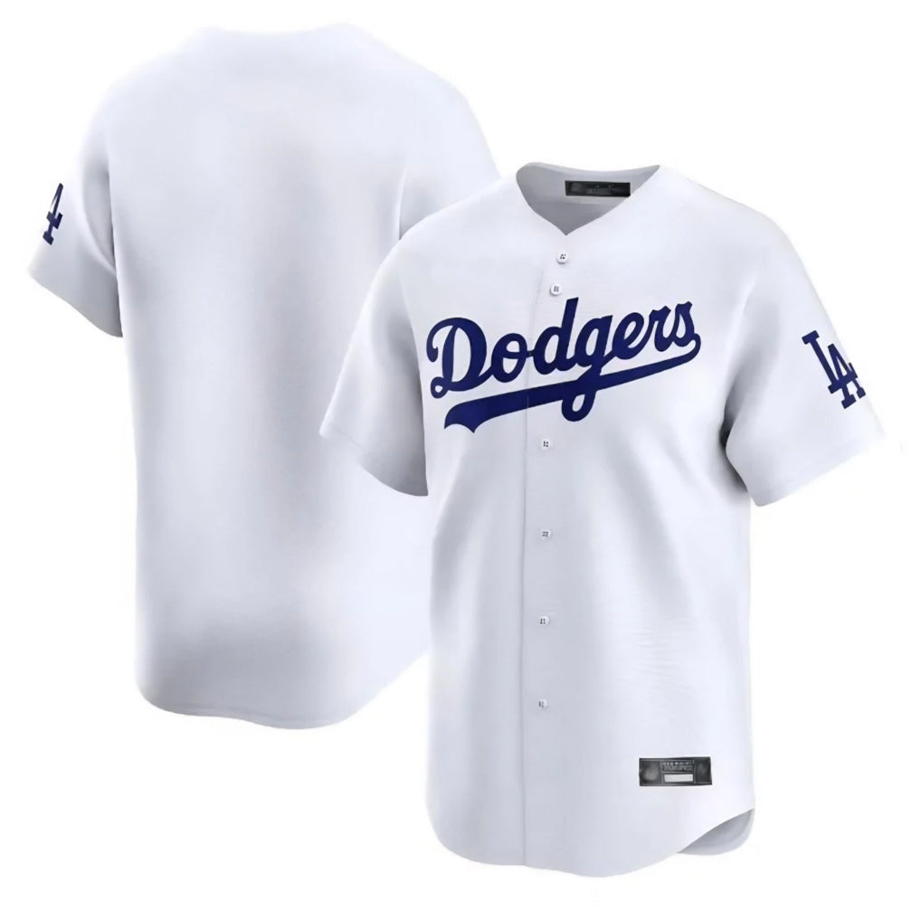 newshops LA.Dodgers Blank Player White Limited Home Stitched Jerseys