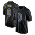 Newshops LA.Rams #0 Byron Young Player Black Fashion Limited Home Game Stitched Jerseys