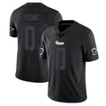 Newshops LA.Rams #0 Byron Young Player Black Impact Limited Home Game Stitched Jerseys