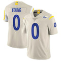 Newshops LA.Rams #0 Byron Young Player Bone Limited Vapor Home Game Stitched Jerseys