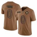Newshops LA.Rams #0 Byron Young Player Brown Salute To Service Limited Stitched Jerseys