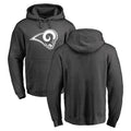 Newshops LA.Rams #0 Byron Young Player Gray Pullover Hoodie Limited Game Stitched Jerseys