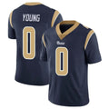 Newshops LA.Rams #0 Byron Young Player Navy Limited Vapor Untouchable Home Game Stitched Jerseys