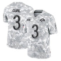 Newshops LA.Rams #3 Kam Curl Player Arctic Camo Salute To Service Limited Game Stitched Jerseys