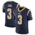 Newshops LA.Rams #3 Kam Curl Player Navy Limited Vapor Untouchable Home Game Stitched Jerseys